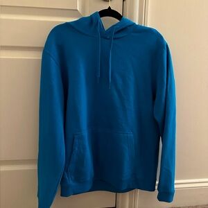 Medium blue hoodie, regular fit